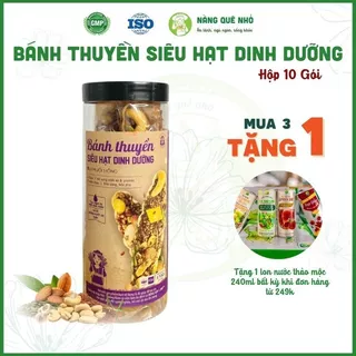 Bánh thuyền siêu hạt dinh dưỡng GẠO LỨT RẪY CÔ GÁI BH.NONG Hộp 170g