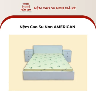 Nệm Cao Su Non American (Chính Hãng BH 15 năm) ( Giao Hoả tốc 1-2h ) ( Giao Toàn Quốc )