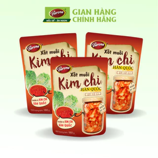 Combo 3 gói Xốt Muối Kim Chi Hàn Quốc Barona 180g tươi ngon chuẩn vị không cần nêm nếm