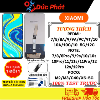 Màn Hình Xiaomi Redmi 7-10, Note 7-12, Poco Zin New (Tặng kèm Keo Dán và Bộ Sửa)