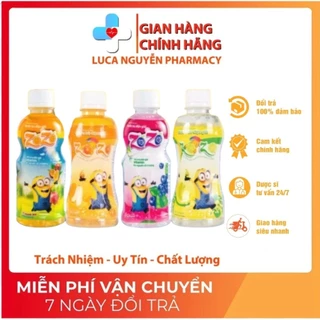 NƯỚC BÙ ĐIỆN GIẢI ZOZO HƯƠNG VỊ THƠM NGON DỄ UỐNG ĐỦ 5VỊ Chai 250ml