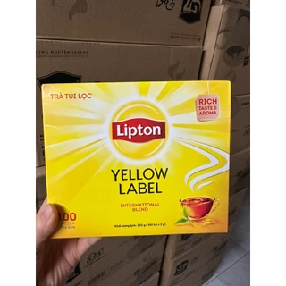 Trà LIPTON túi lọc 2g, hộp 100 gói tiết kiệm - SHIP HỎA TỐC