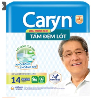 Tấm đệm lót người lớn Caryn siêu thấm size (10 miếng, 14 miếng, 20 miếng)