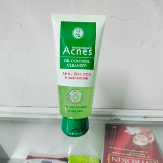 Sữa Rửa Mặt Acnes Kiểm Soát Nhờn Ngăn Ngừa Mụn Acnes Oil Control Cleanser GEL RỬA MẶT ACNES 100g