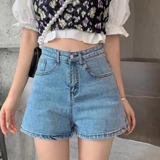 Quần Short Jeans Nữ , Quần Đùi Nữ Xẻ Gấu Phong Cách Hàn Quốc Siêu Xinh L017