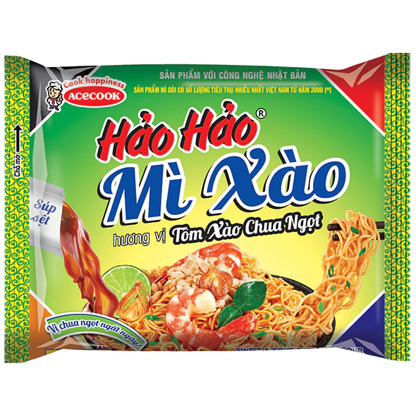 Mì H-Hảo Mì Xào Khô thùng 30 gói