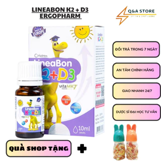 [CHÍNH HÃNG] LINEABON K2 + D3 ERGOPHARM CẢI THIỆN CHIỀU CAO CHO TRẺ