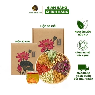 Trà Đông Trùng 7 Vị thanh nhiệt thải độc ngủ ngon đẹp da ngủ ngon ổn định đường huyết