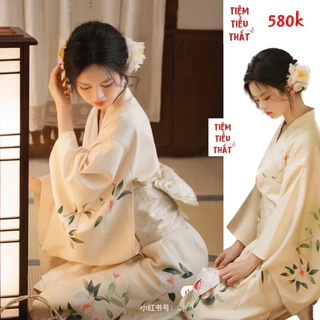 Kimono yukata nữ nhật bản mẫu mới đẹp ( sẵn )