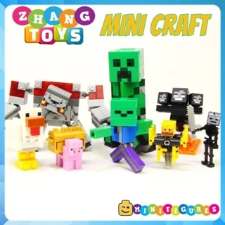 Đồ chơi Xếp hình MineCraft Redstone Golem - Creeper - Zombie - Wither Skeleton - Blaze - Wither Minifigures Xinh X0294