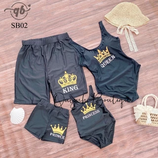 Đồ Bơi Gia Đình Quỳnh Boutique Set Bơi Gia Đình Queen Set Bơi Hoàng Gia Cho Gia Đình