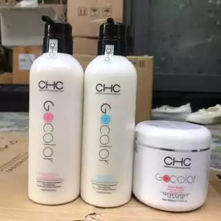 DẦU GỘI XẢ HẤP Ủ DƯỠNG PHỤC HỒI TÓC TẠI NHÀ CHC GOCOLOR KOREA  SUÔN MỀM MƯỢT 500ML