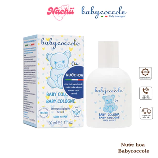 Nước hoa Babycoccole 0M+ an toàn cho trẻ sơ sinh & em bé chiết xuất hoa sen 50ml