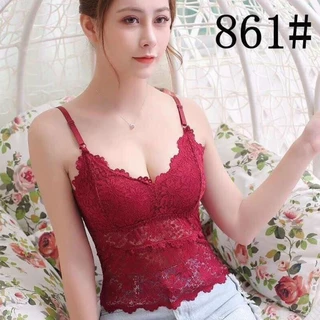 Áo Bra Ren Dáng Dài Mềm Mại 861 (K109)