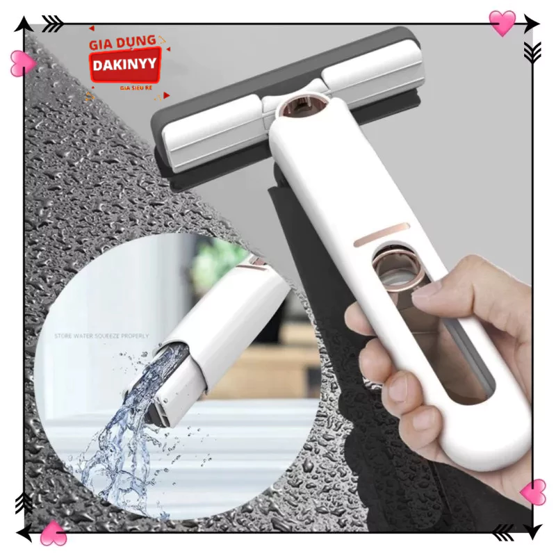 Cây Lau Bàn Bếp Tự Vắt Thông Minh Mini 25cm, Bọt Biển Siêu Thấm Hút Đa Năng, Gập Gọn dễ sử dụng