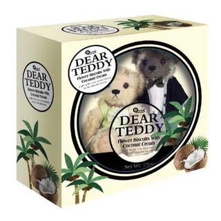 Bánh Quy Dear Teddy Thái Lan Nhân Kem Hương Dừa Coconut (Hộp 150g)