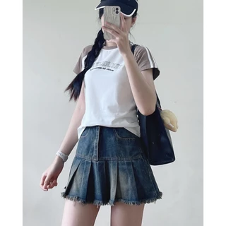 Áo thun babytee phối màu in chữ THE JOLLY DAY -Retrostyle - Aobbt2221_P0K42