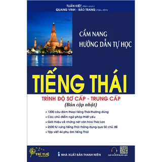 Sách - Cẩm nang hướng dẫn tự học tiếng Thái. Trình độ Sơ cấp - Trung cấp (Bản cập nhật)