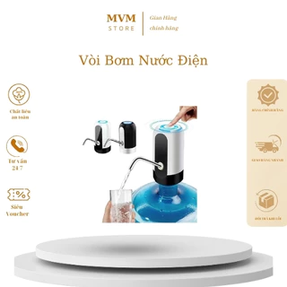 Vòi Bơm Nước Điện Tử Thiết Kế Tự Động Có Sạc USB Rót Nước Thông Minh MVM Store