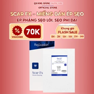 [ScarFX Chính hãng] Miếng Dán Làm Xẹp Sẹo Lồi / Phì Đại, Ép Sẹp REJUVASKIN Scar FX 2.5x2.5 cm