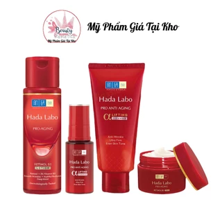 Combo bộ Sản phẩm dưỡng chuyên biệt chống lão hóa Hada Labo Pro Anti Aging (Chính Hãng)