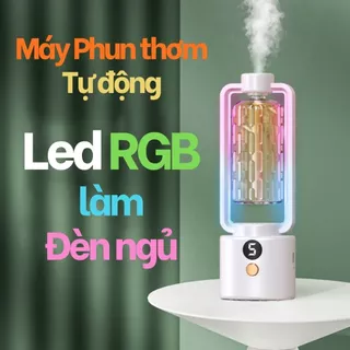 Máy Xịt Thơm Phòng Tự Động máy tinh dầu thơm phòng máy khuếch tán tinh dầu phòng ngủ khử mùi nhà tắm BC10