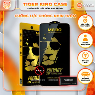 Kính Cường Lực Redmi A3 Chống Nhìn Trộm Meibo Full Màn Chống Vân Tay, Cảm Ứng Mượt Mà Cho Redmi A3 - Tiger King