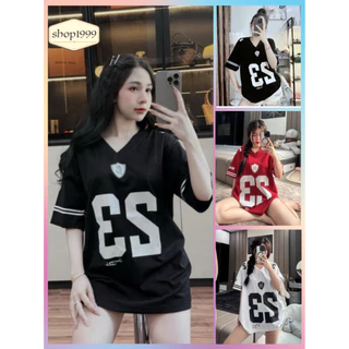 Áo Thun SWEATSHIRT SỐ 23 Tay Lỡ From Rộng Unisex - Áo Phông SHOP1999 Cho Nam Nữ Hội Nhóm