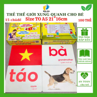 Thẻ học thông minh cho bé loại TO | Bộ thẻ Glenn doman | Thẻ flashcards | Bộ thẻ dạy trẻ biết đọc sớm với 15 chủ đề