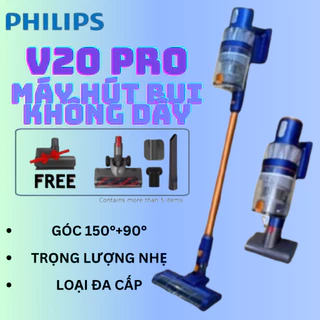 MÁY HÚT BỤI MÁY HÚT MÁY HÚT KHÔNG DÂY PHILIPS V20 PRO TRỌNG LƯỢNG NHẸ GÓC RỘNG CHO VỆ SINH NHÀ