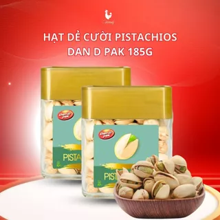 Hạt dẻ cười Pistachios Dan. D Pak 185g - bùi béo, giòn tan dinh dưỡng cần thiết