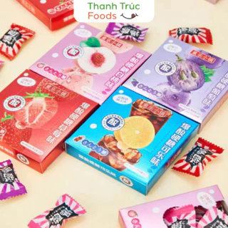 [Chính hãng] Kẹo Siêu Chua Vị Trái Cây Tongle 4 Vị Đào Dâu Nho Cola, hộp 20g ThanhTruc Food Candy