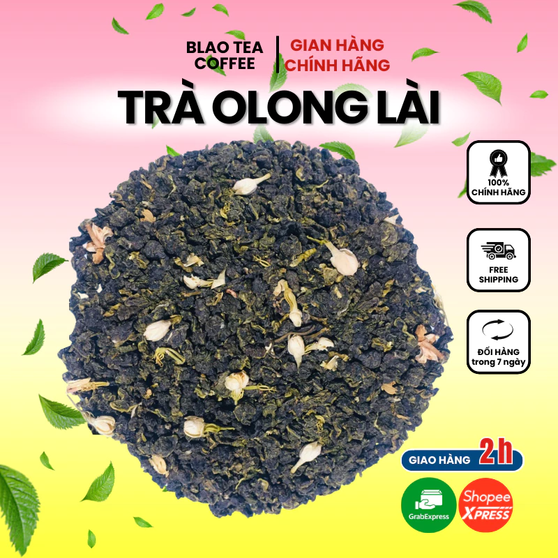 Trà olong lài (nhài) olong hảo hạng và hoa lài đậm vị dùng pha chế olong thơm lài kiểu Phê La 250gr