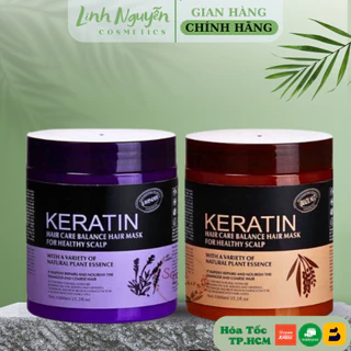 Kem Ủ Tóc Keratin Collagen 1000Ml Lavender Brazil Nut Ủ Hấp Tóc Cung Cấp Dưỡng Chất Keratin Tự Nhiên