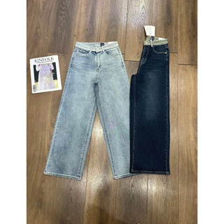 Jeans suông thời trang mix đồ cực style