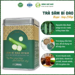 Trà Sâm Bí Đao Hòa Tan Hygie Thanh Nhiệt Giải Khát Mát Gan Giảm Cân Pha Uống Trực Tiếp 250gr