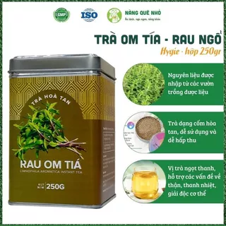 Trà Rau Om Tía Hòa Tan Hygie Thanh Nhiệt Lợi Tiểu Phòng Tái Phát Sỏi Thận, Rau Ngổ Dược Liệu