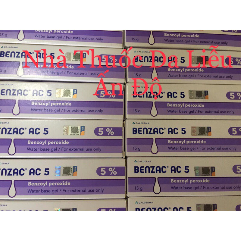 Benzac AC Chính Hãng 5% Kem Chấm Mụn Gel 15g Cho Da Mụn