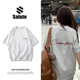 Áo phông nơ nữ xám tiêu local brand Salute mùa hè fashion cổ tròn 100% cotton áo thun outerity Y0706