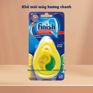 Viên treo khử mùi hôi trong máy Finish hương chanh - Chính Hãng