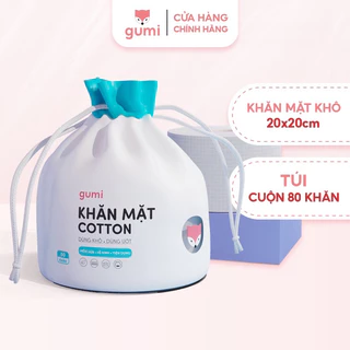 Khăn mặt khô Gumi dùng 1 lần lau khô, lau ướt - Khăn lau mặt dùng một lần