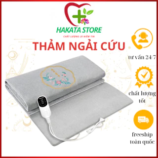 Thảm Ngải Cứu Thảo Dược Hỗ Trợ Giảm Đau Đau Nhức Xương Khớp,Lưu Thông Khí Huyết, Đệm Sưởi Ấm Đông Y