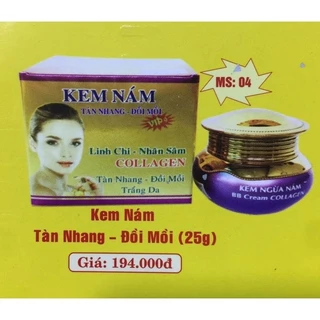 Kem Linh chi vàng nám tàn nhang đồi mồi 25g