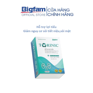 Viên uống TORINIC Bigfam hỗ trợ LỢI TIỂU (Hộp 60 viên)