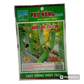 Hạt giống Dưa Leo Siêu Năng Suất Phú Nông 636 - Gói 1 Gram Dễ Trồng, Thu Hoạch Lâu