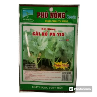 Hạt giống Cải Rỗ Phú Nông 715 - Gói 10 gram Năng Suất Cao, Ăn Lâu Dài