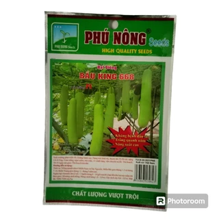 Hạt giống Bầu Lai King F1 PN 668 - Gói 1 gram Dễ Trồng, Nhanh Cho Trái