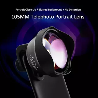 Lens tele 5x 105mm Iboolo, chụp ảnh chân dung xóa phông, độ nét 4K dành cho điện thoại thông minh