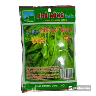 Rau Bina - Hạt giống Cải Bó Xôi Phú Nông 1010 - Gói 20 Gr Cải Chân Vịt, Rau Chân Vịt Dinh Dưỡng Cao