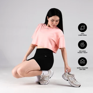 Áo Thun Croptop Thể Thao SMOOTHIE | HỒNG - Cotton 100%, tay ngắn, cổ tròn.